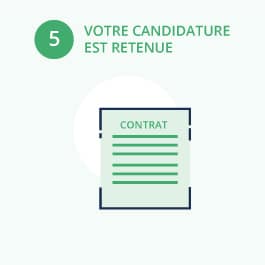 Votre candidature est retenue